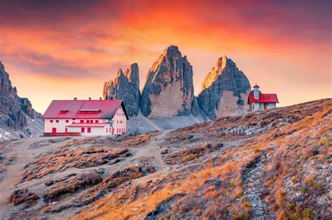 View Of Tre Cime Di Lavaredo Jigsaw Puzzle Countries Italy Puzzle