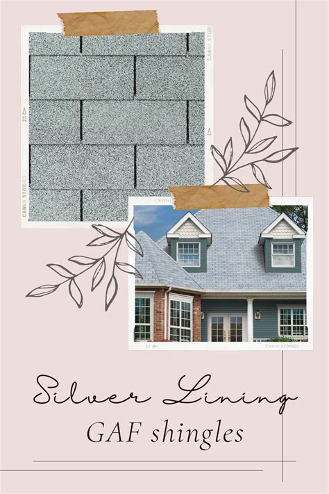 GAF Royal Sovereign® Shingles in Silver Lining | Shingling, Roof ...