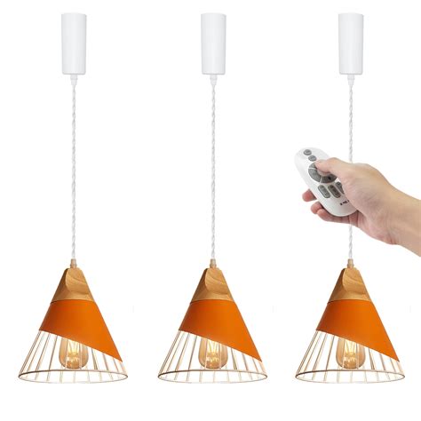 Fsliving Remote Control H Type Ceiling Pendant Light With E Led