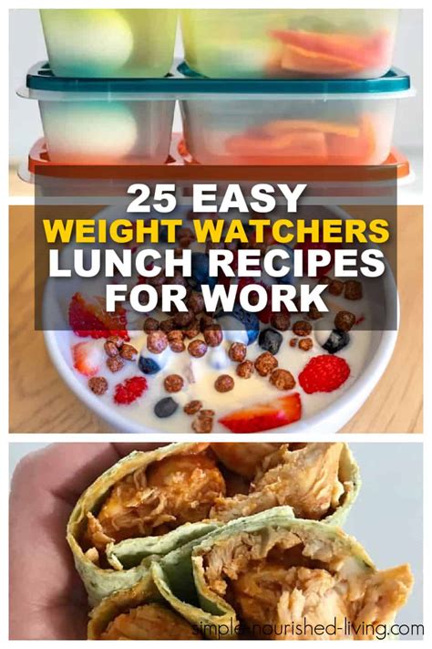 25 Easy Low Calorie Weight Watchers Lunch Ideas For Work • Simple