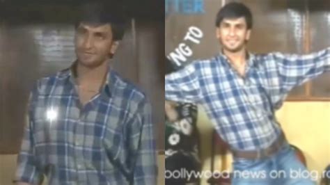 Throwback Thursday Ranveer Singh S Old Video From His Acting Class Is