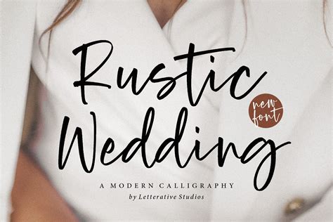 Rustic Wedding Font By Letterativestudio Creative Fabrica