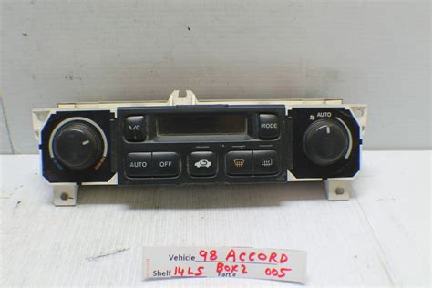 Honda Accord Ac Heater Climate Control Unit Pp Md Oem