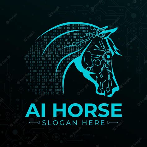 Premium Vector Ai Horse Logo Abstract Vector Strategic Vision