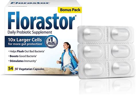 Florastor Probiotic Saccharomyces Boulardii Daily Supplement For Women