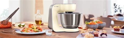 Bosch MUM58920 Multifunctional Food Processor, 3.9 liters, Beige/Silver ...