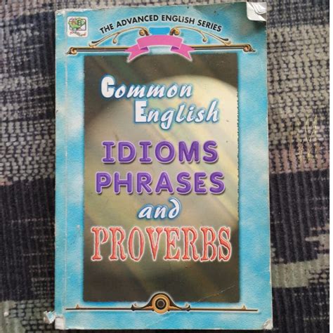 Common English Idioms Phrases and Proverbs, Hobbies & Toys, Books ...