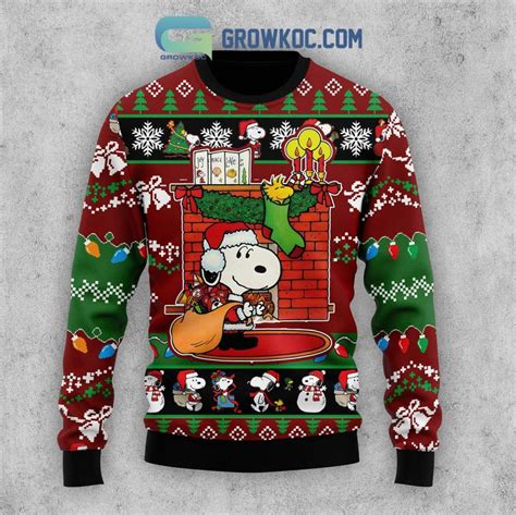 Snoopy Peanuts A Charlie Brown Christmas Ugly Sweater Growkoc