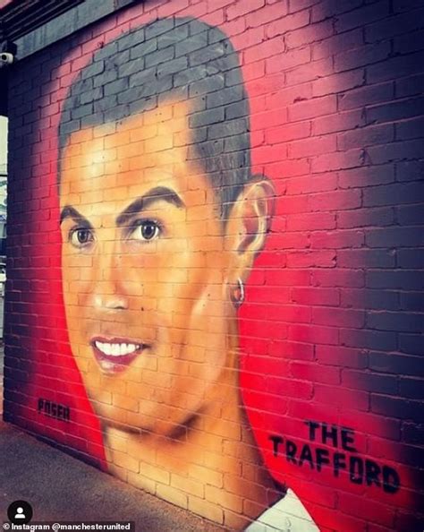 A New Mural Celebrating Cristiano Ronaldos Triumphant Man United