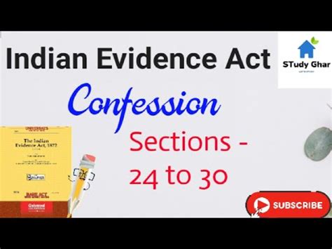 CONFESSION SEC 24 30 INDIAN EVIDENCE ACT 1872 YouTube