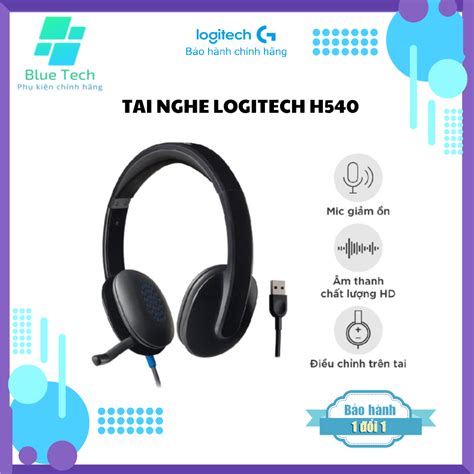 Tai nghe Logitech H540 USB Type A Bảo Hành Chính Hãng 24 Tháng