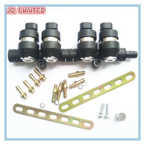 3Ohms 4 Cylinder CNG LPG Injector Rail Super Silent High Speed Common