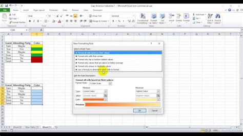 How To Use If Function In Excel With Color Printable Timeline Templates