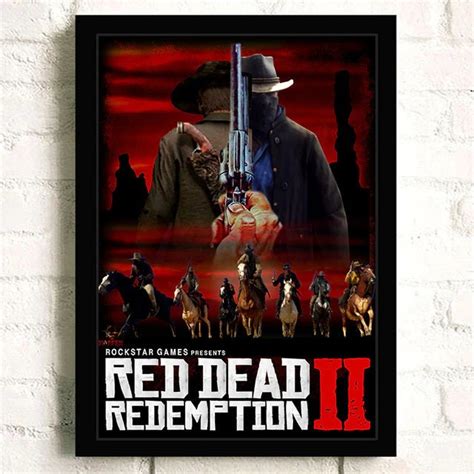 Red Dead Redemption 2 Poster Red Dead Redemption Poster Game - Etsy