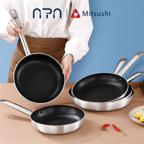 Nipiin By Mitsushi Non Stick Frying Pan Kitchen Aluminum Frying Pan For