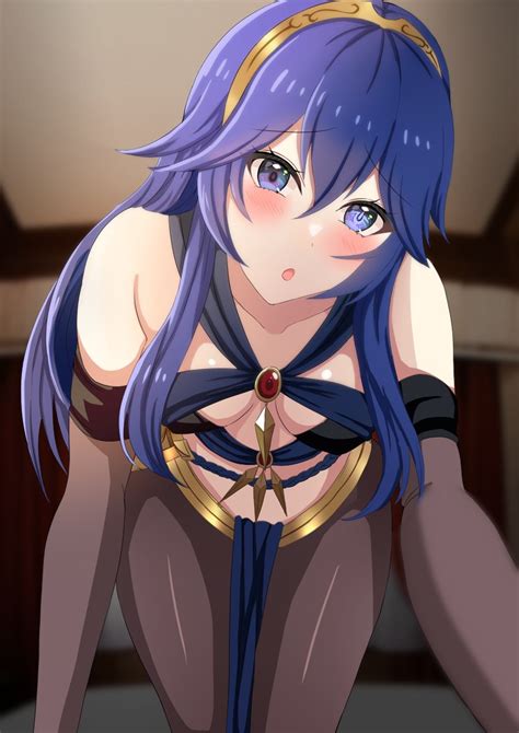 Hentai Busty Girl All Fours Alluring Alternate Costume Bare Midriff