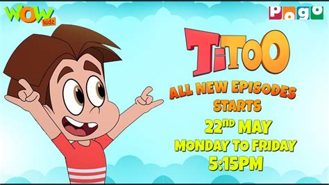 TiToo New Episodes On PogoChannel From 22nd May New Animated Cartoon