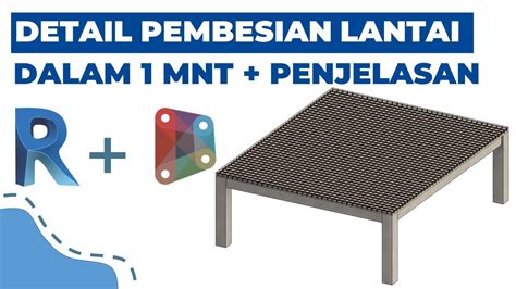 Tutorial Revit Pembuatan Pembesian Plat Lantai Di Revit Dalam 1 Menit