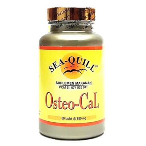 Jual Seaquill Osteo Cal Isi Tablet Sea Quill Sea Quill Osteocal