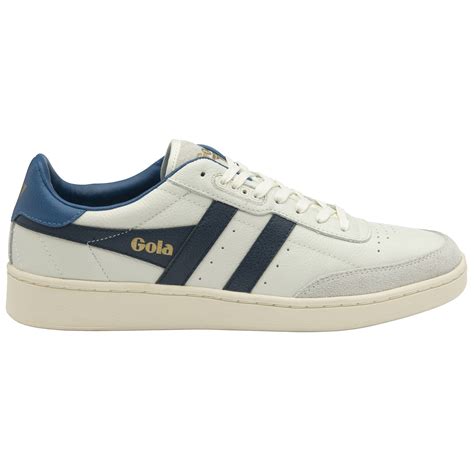 Buy Gola Contact Leather Off White Navy Blue Sneakers Online From Gola