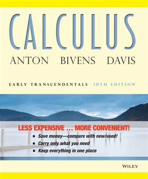 Calculus Early Transcendentals Anton Howard Bivens Irl C Davis