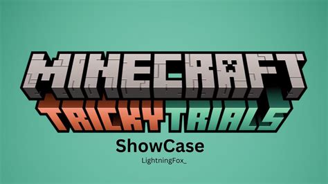 Minecraft Tricky Trials Update Showcase YouTube