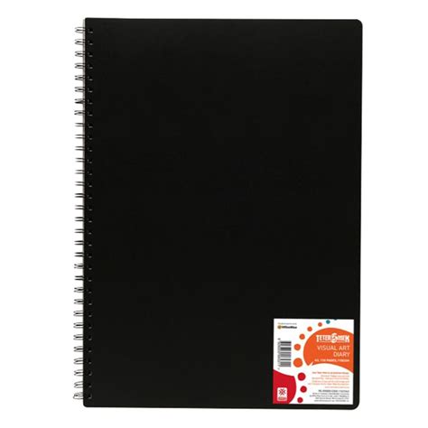 Teter Mek A Visual Art Diary Spiral Gsm Black Cover Pages Winc