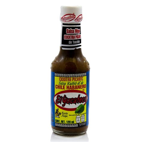 El Yucateco Salsa Habanero Exxxtra Picante Xxxtra Hot Sauce 4oz