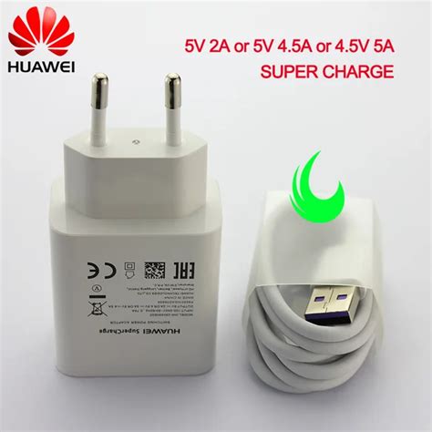 5pcs Original Huawei P30 Supercharge Travel Quick Fast Charger Adapter 5a Type C Cable P20 Lite