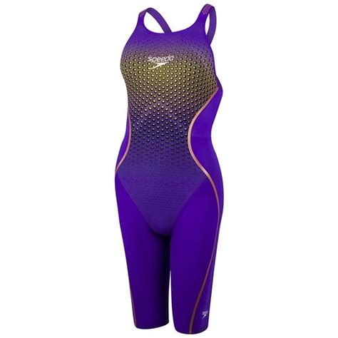 Speedo Fastskin Lzr Pure Intent Open Back Kneeskin Printed Tech Suit 21