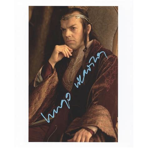 Hugo Weaving Autograph