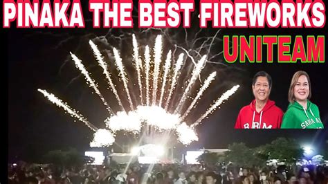 ETO NA YATA ANG PINAKA MAGANDANG FIREWORKS NG UNITEAM GRABE PARANG NASA