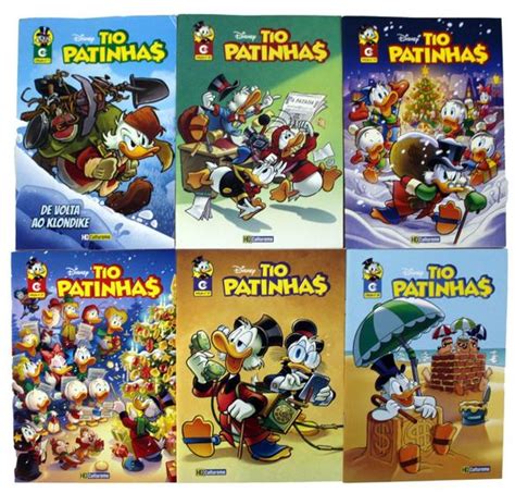 Kit De Quadrinhos Disney Tio Patinhas 11 Volumes Revista HQ