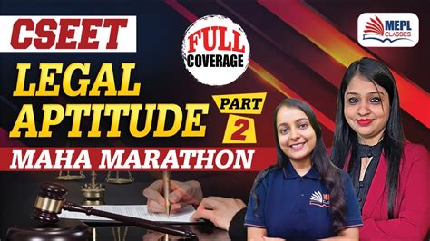 CSEET Exams LEGAL APTITUDE MAHA MARATHON Part 2 MEPL Classes