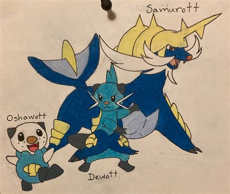 Pokemon Oshawott full Evolution by JustLucyYT on DeviantArt