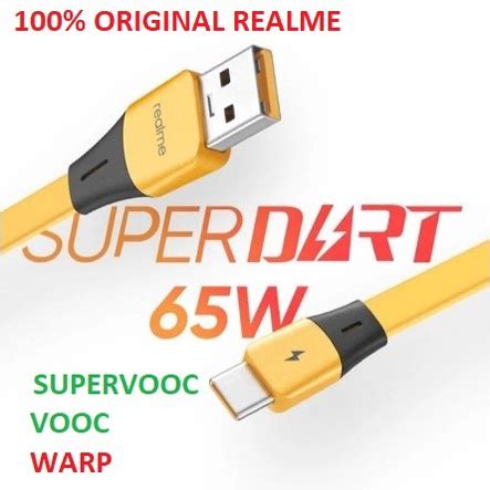 Jual Realme Kabel Data Cable Superdart Supervooc Type C W Original