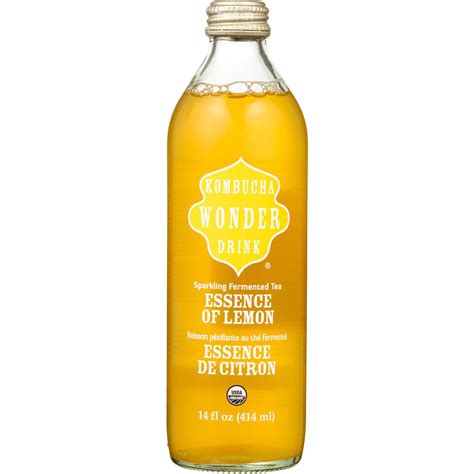 Kombucha Wonder Drink Essence Lemon Ml Woolworths