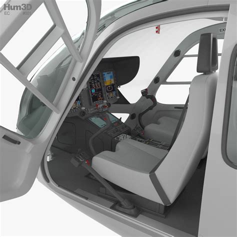 Eurocopter EC135 with HQ interior 3D model - Download Helicopter on 3DModels.org