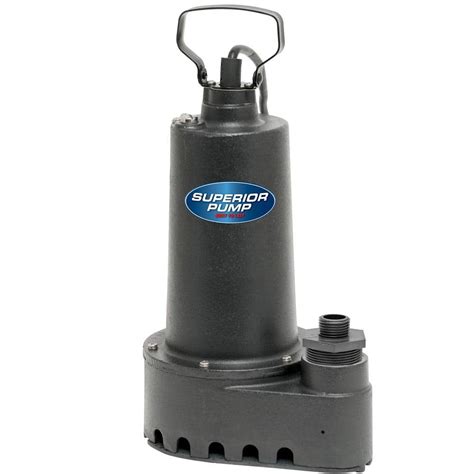 Superior Pump Hp Submersible Cast Iron Utility Pump The