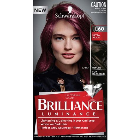 Schwarzkopf Brilliance Permanent Hair Colour Ultra Violet BIG W