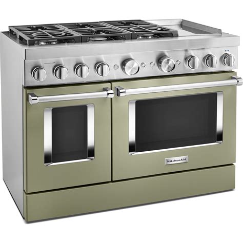 Kitchenaid Dual Fuel Range Kfdc558jav Avocado Cream Wagner Appliances