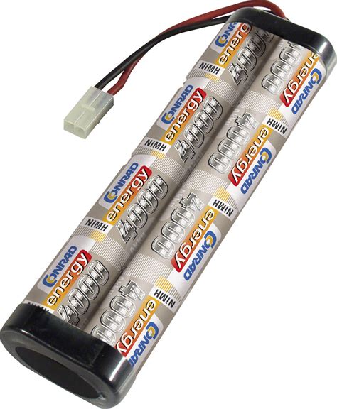 Pack accus CàC NiMH Sub C Conrad energy 9 6V 4000mAh cosses Conrad fr