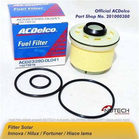 Jual Fuel Filter Saringan Solar Innova Hilux Fortuner Hiace Lama