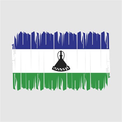 Lesotho Flag Brush Vector 20445646 Vector Art at Vecteezy