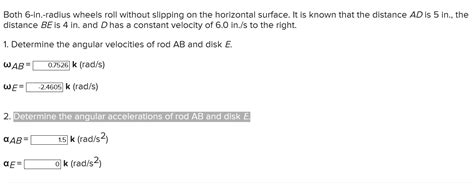 Solved Both In Radius Wheels Roll Without Slipping On The Chegg