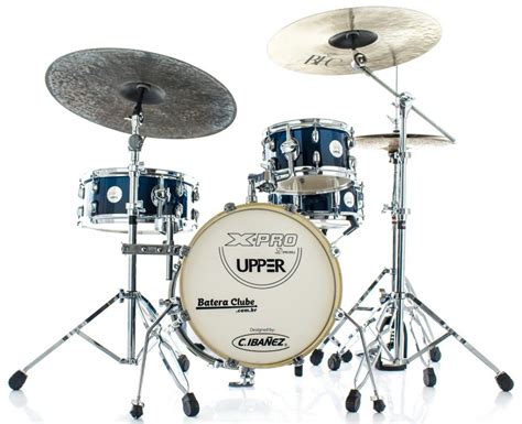 Bateria X Pro Upper Compact Blue Sparkle Bumbo 16 1 Tom Surdo E