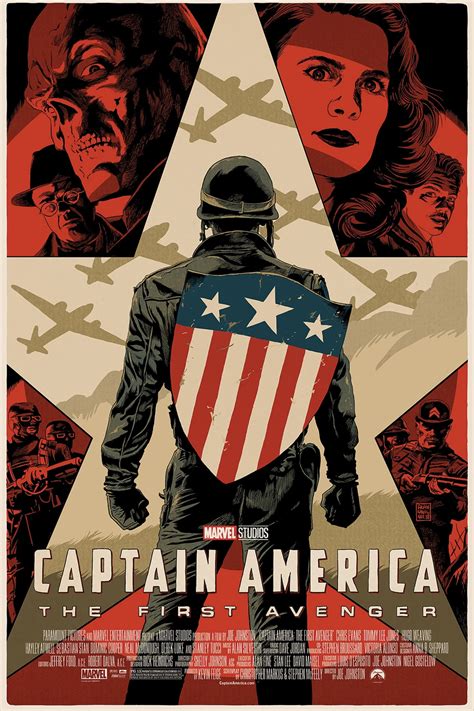 Captain America The First Avenger Retro Poster Retro Posterler