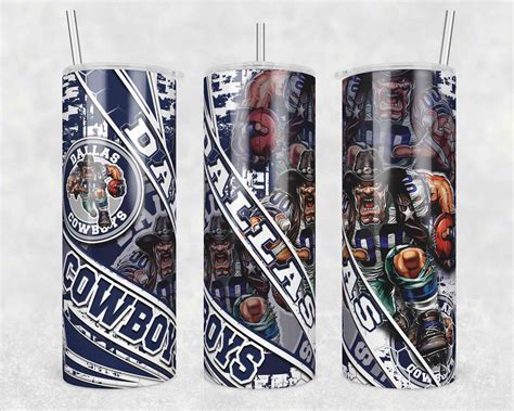 Dallas Cowboys Mascot Tumbler Wrap, 20oz Tumbler Wrap, Dalla | Inspire Uplift