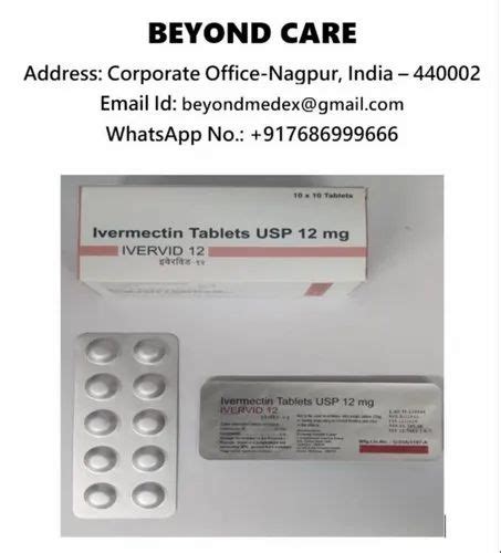 Ivervid Mg Tablets At Rs Strip Of Tablets Ivermectin In