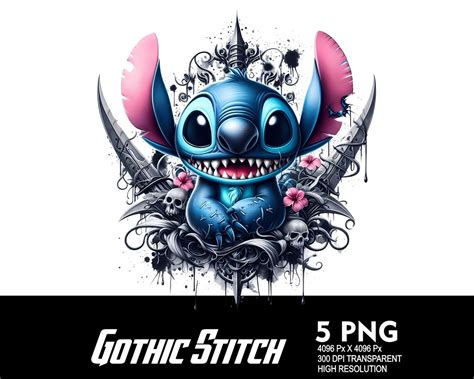 5 Png Gothic Stitch Png Dark Stitch Design Splash And Watercolor